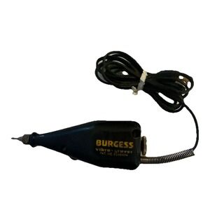 BURGESS VIBRO-GRAVER ELECTRIC ENGRAVER tested works